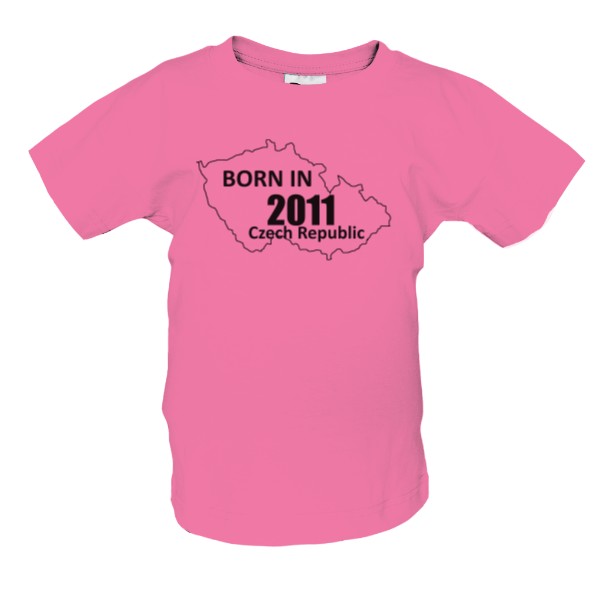 Tričko s potiskem Rok narození 2011